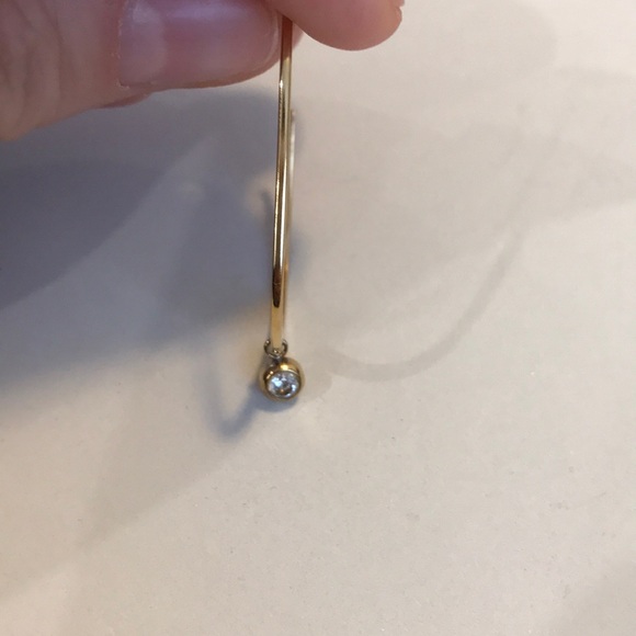 Michael Kors Gold Hoop Earrings - Picture 2 of 3